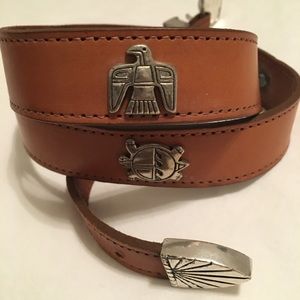 Vintage Western Top Grain Leather Belt - 5701-11